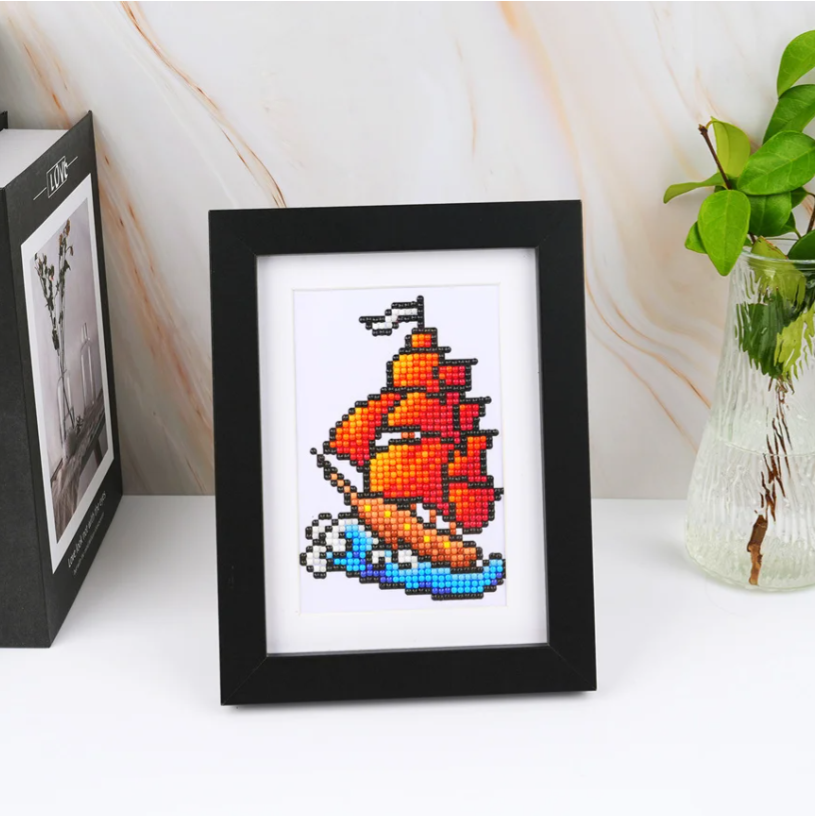 Lot de 12 Mini Diamond Painting – Tatouages Vintage