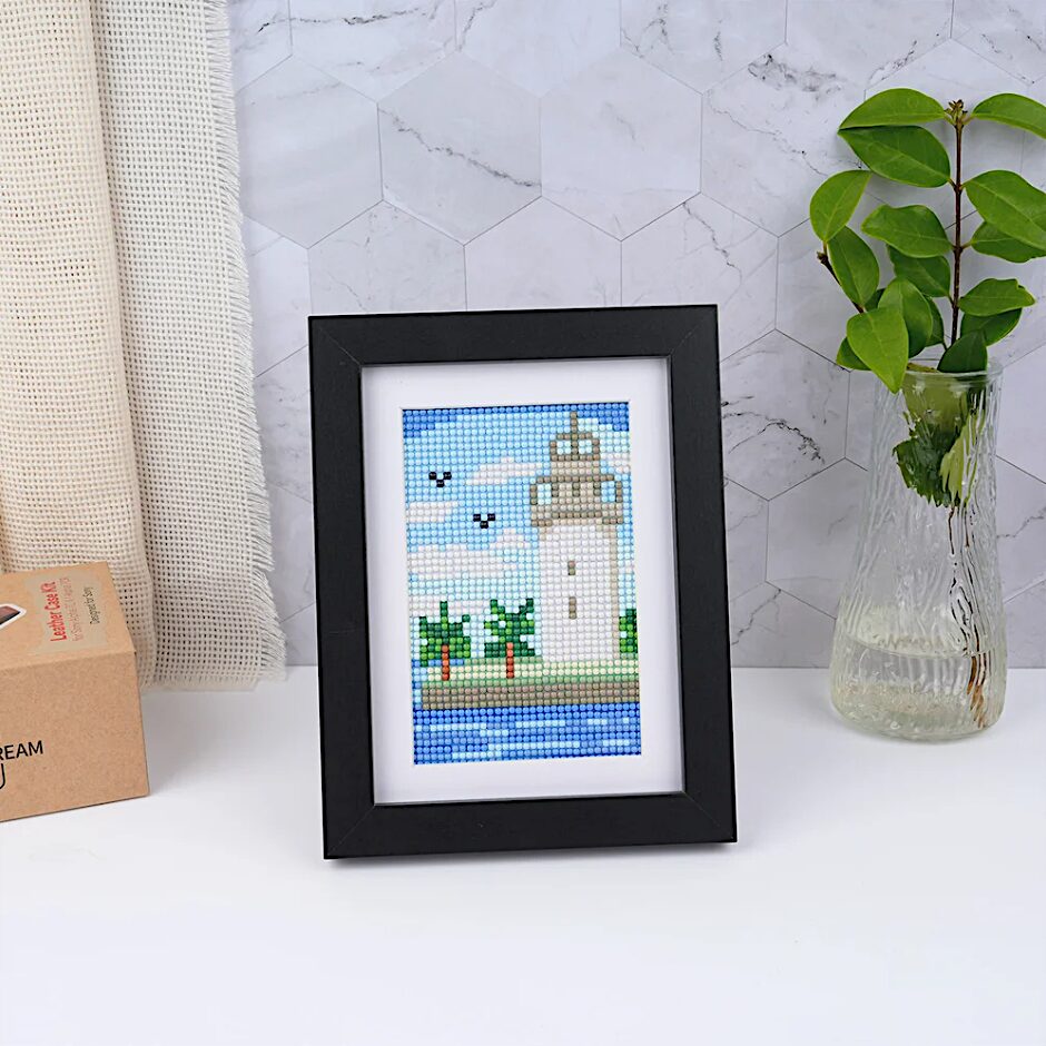 10er-Pack Mini Diamond Painting – Wildnis und magischer Himmel