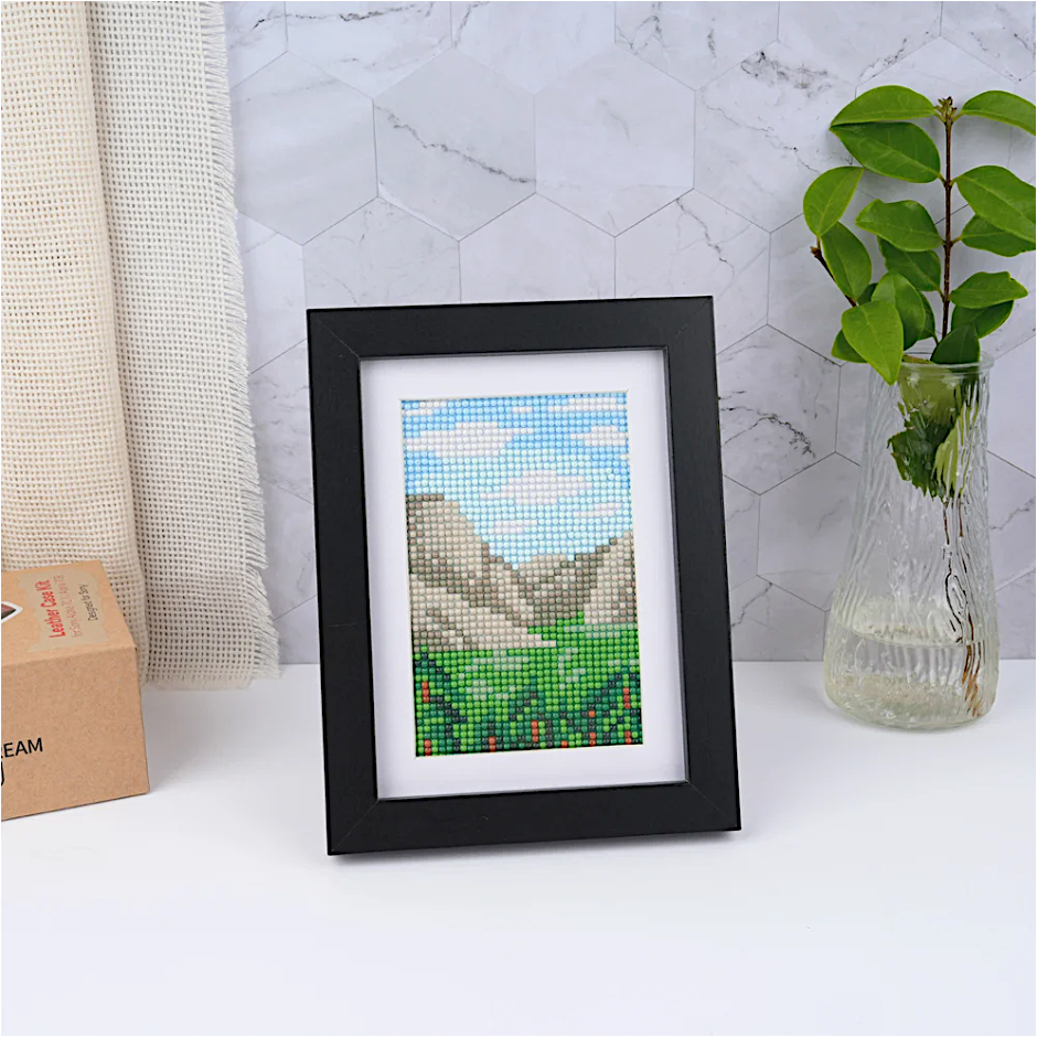 10er-Pack Mini Diamond Painting – Wildnis und magischer Himmel