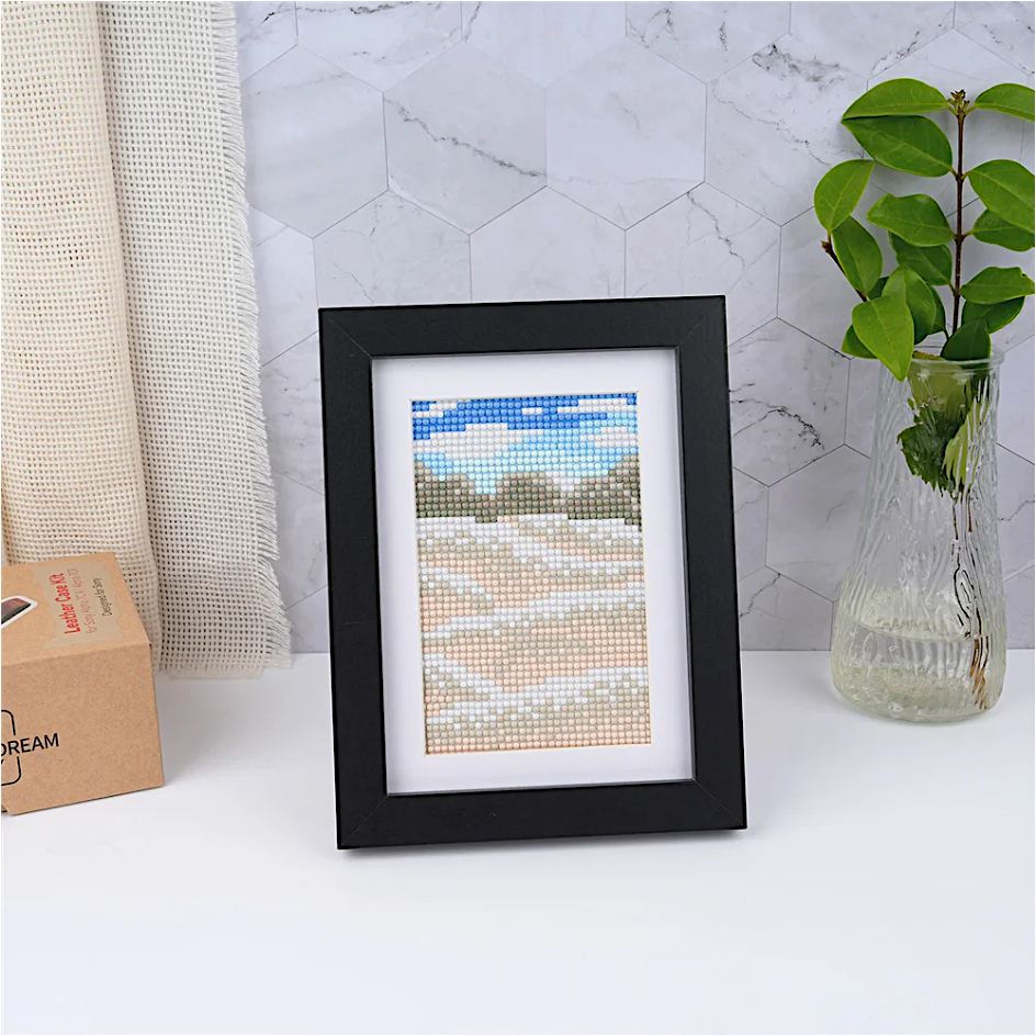 10er-Pack Mini Diamond Painting – Wildnis und magischer Himmel