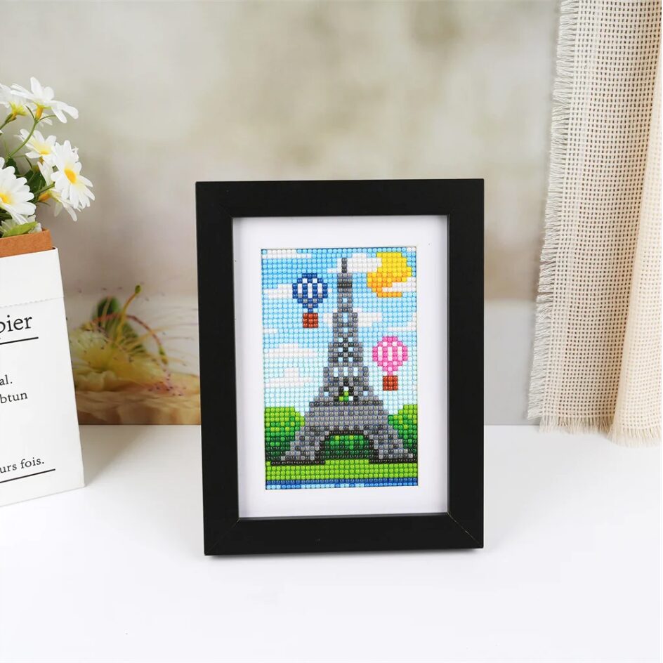 Lot de 6 Mini Diamond Painting – Tour du Monde en Mini Toiles