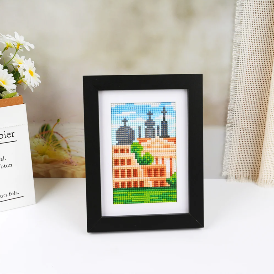 Lot de 6 Mini Diamond Painting – Tour du Monde en Mini Toiles