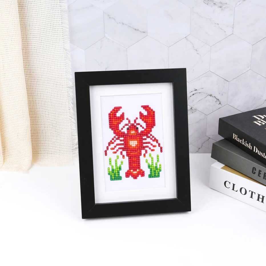 8er-Set Mini Diamond Painting – Schätze der Meereswelt
