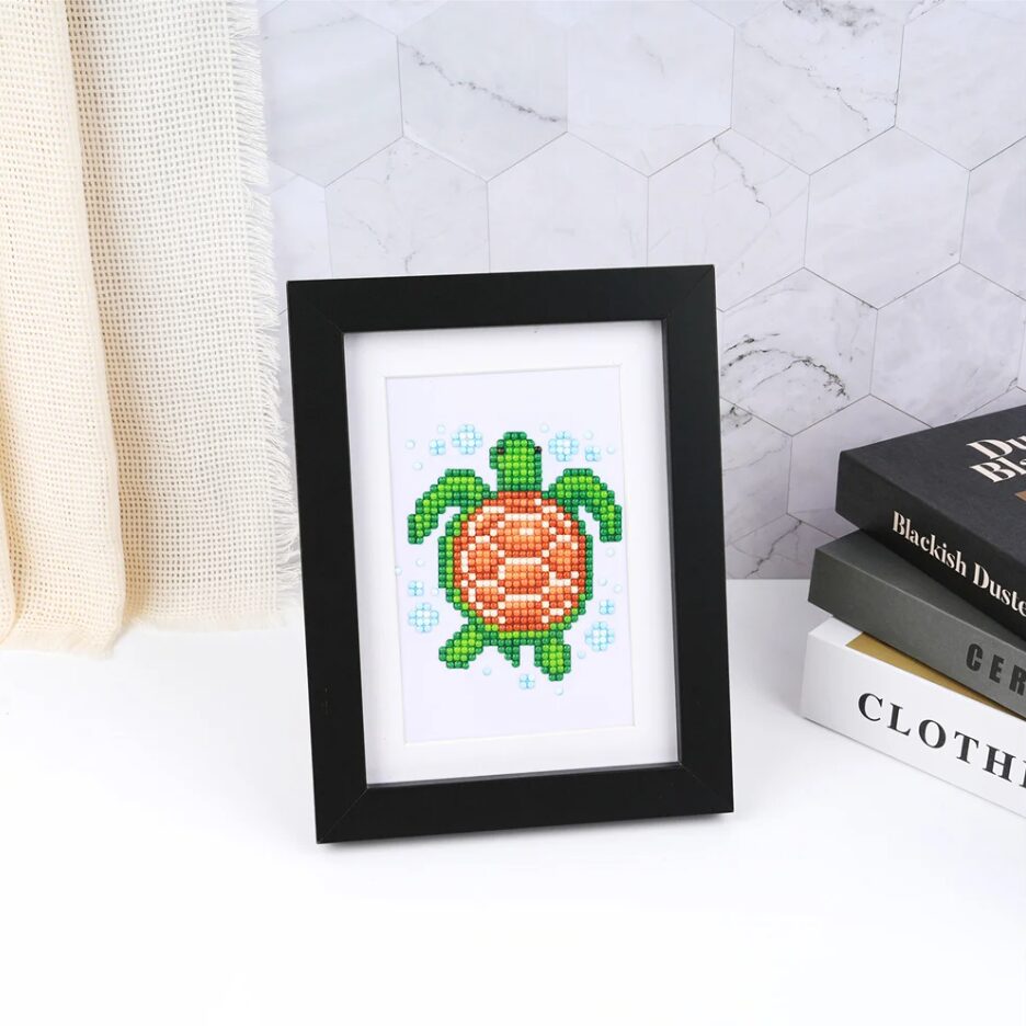 8er-Set Mini Diamond Painting – Schätze der Meereswelt