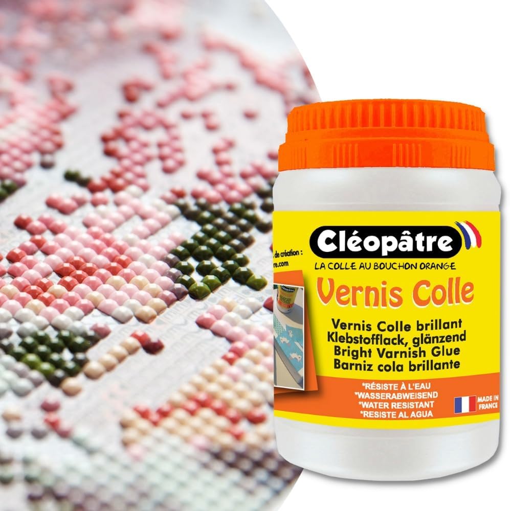 Vernis-colle brillant pour diamond painting - 250gr